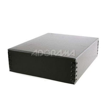 - Archival Storage Box, Drop Front Design, 11 1/2 x 15 x 3 in., Exterior Color BlackHolds prints up to 11x14 inches By Lineco