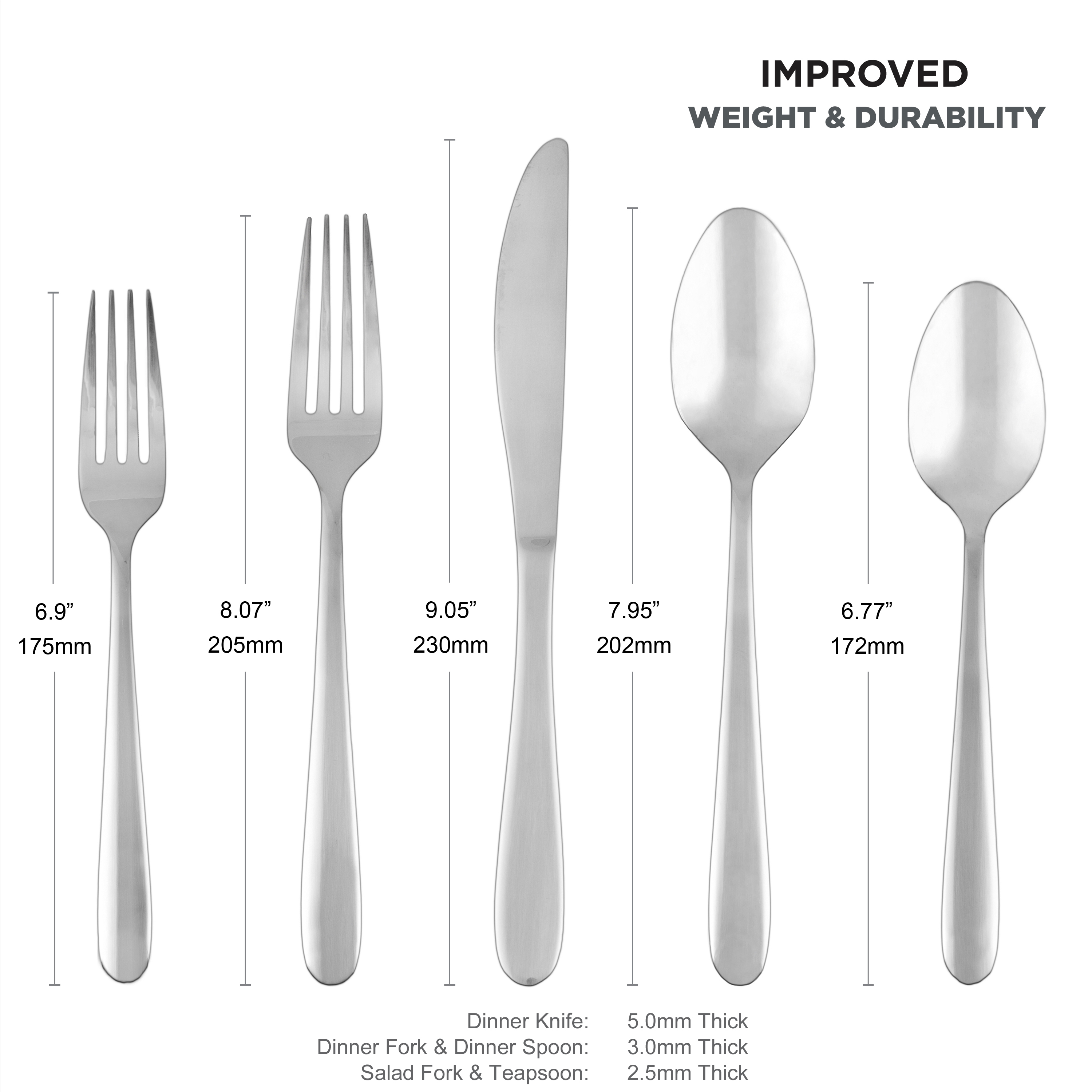 Cambridge Haledon Mirror 77-Piece Flatware Set, Service for 12 photo 4