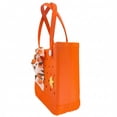 thumbnail image 3 of SUMMERVIBES Women's EVA Tote Beach Bag, Orange, 3 of 4