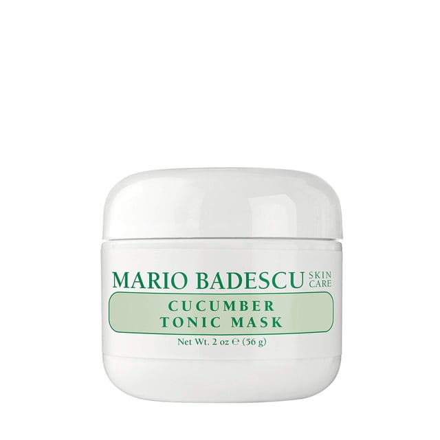 Mario Badescu Mascarilla facial tónica de pepino purificante - Potente mascarilla de arcilla de limpieza profunda para pieles congestionadas - Minimizador de poros para la cara - Ideal para