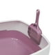 thumbnail image 5 of Cajas de arena para gatos Gatos de interior Cama para gatos Bandeja de arena Marco desmontable Anticonejo Rosa, 5 of 9