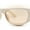 Ivory - Beige, variant on Runway Trend Exaggerated 90s Plastic Wrap Sport Plastic Sunglasses All Black