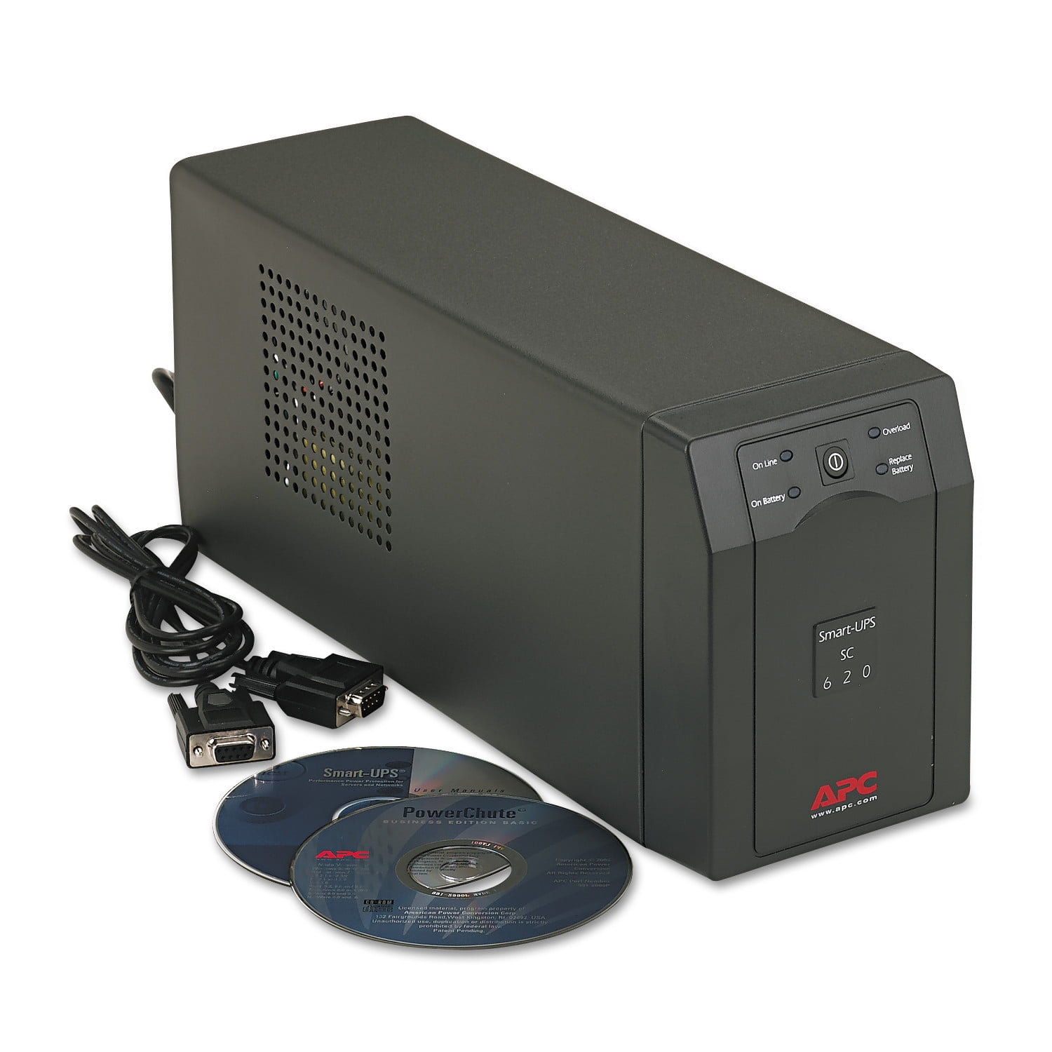 APC SC620 Smart-UPS Battery Backup System, 4 Outlets, 620 VA, 412 J by APC