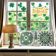 thumbnail image 3 of St. Patricks Pillow Covers Irish Celtic Knot 18x18 Inch Set of 2 for Outdoor Patio Porch Paw Print Four Leaf Lucky Charm Shamrock Throw Pillow Cases Without Fillers, 3 of 6