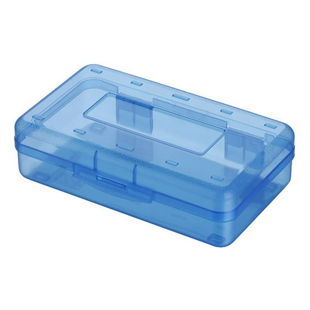 Plastic Transparent Pencil Case Large Capacity Multifunctional Storage Box Sketch Art Student Stationery Box Buy 2 Save 10%