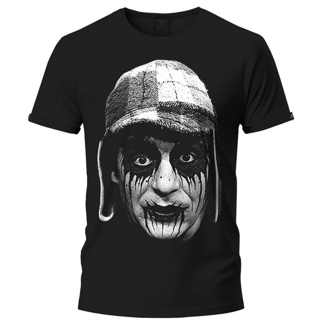 Playera Negra Manga Corta Extra Grande Chavo Blacker