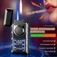 thumbnail image 2 of Smart Flame Lighter - 4 Ignition: Voice Control, Airflow, Tap, Gravity - Type-C Rechargeable Dual Flame Refillable Lighter with LED Display and Lights, 2 of 5