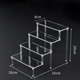 thumbnail image 2 of 1-3 Layers Acrylic Display Stand Perfume Figurine Transparent Storage Rack, 2 of 10