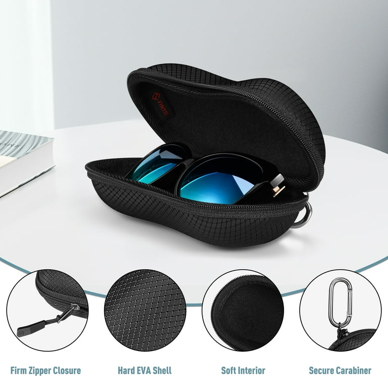 【ffroi】eye-wear pouch Fintie Sunglasses Case, Hard EVA Shell, Soft Lining
