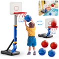 thumbnail image 1 of Juego de juguetes ajustables para interiores y exteriores con forma de aro de baloncesto Dollox, 1 of 7