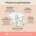 thumbnail image 4 of Pañales The Honest Company Clean Conscious, talla 7, más de 41 libras, 16 unidades, 4 of 7