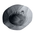 thumbnail image 4 of Men's Quick Dry Waterproof Bucket Hat, Foldable Sun Protection Fisherman Hat, Portable Packable Sun Hat, Outdoor Cycling Cap, Adjustable Chin Strap, Sun Rain Protection - Dark Gray, 4 of 8