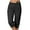 Black, variant on ZyeKqe Capri Pants for Women Stretch Drawstring Low Rise Jogger Pants Comfy Soft Lounge Cropped Yoga Pants