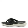 thumbnail image 4 of Flexus Women's ASHINE Crystal Toe Post Platform Sandals Black EU 36 / US 5.5 - 6, 4 of 5