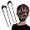 C, variant on LANFENG French Hair Pin, New U-shaped Hair Pins for French Twist Hair, French Hair Sticks Fork for Thick Hair Buns Chignons, Gold Hair Clips Hair Styling Accessories For Women French Roll