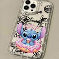 thumbnail image 5 of Funda de punto encantador de Disney para iPhone 15 14 13 12 11 Pro Max XR XS X 8 7 6 6S Plus SE 2020, funda protectora transparente con estampado para teléfono, 5 of 5