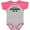 Baseball Heather and Hot Pink, variant on Inktastic I Love My Grandpa with Arrow Boys or Girls Baby Bodysuit