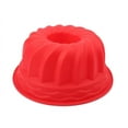 thumbnail image 2 of Silicone Swirl Bundt Ring Pan Shaped Cake Bread Pastry Silicone Mold Pan Bakeware Tray Mould Tool (Random Color), 2 of 4