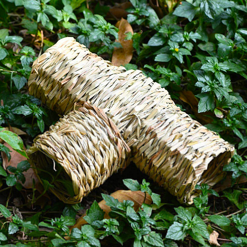 thumbnail image 2 of Nido De Hámster Casa De Hámster Casa De Hámster Escondite Túnel De Nido Pequeño Para Mascotas Juguete De Jaula De Hierba ANGGREK AI1005, 2 of 7