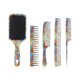 thumbnail image 1 of Juego de 5 peines multifuncionales con cojín de aire, cola puntiaguda y dientes anchos para peinado y recogidos - Kit de peines de colores variados en ABS, nylon, silicona y TPR., 1 of 6