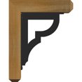 thumbnail image 3 of 4"W x 11 1/2"D x 14"H Bradford Craftsman Ironcrest Rough Sawn Bracket, Western Red Cedar (1 1/2"W x 7 1/2"D x 10"H Iron Bracket), 3 of 5