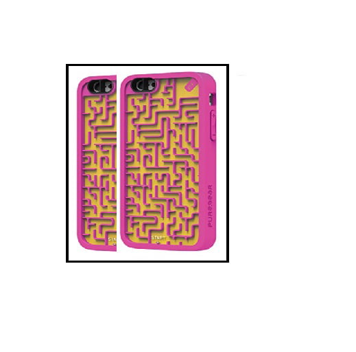PureGear Amazing Gamer Case for iPhone 6s/6 Maze Game PINK Brand New 