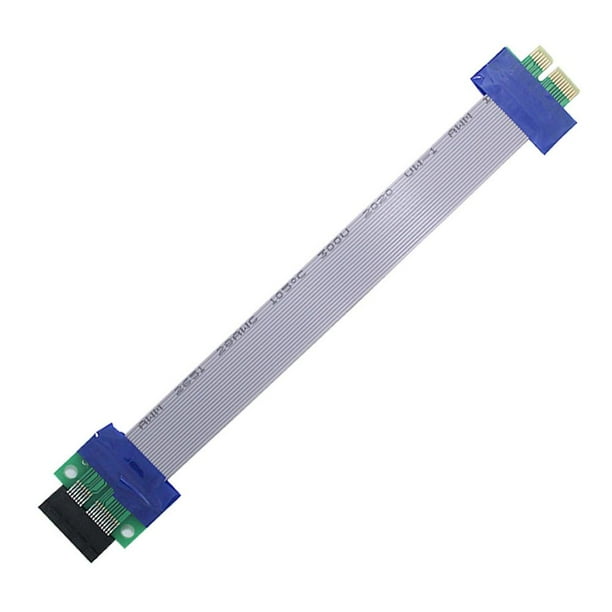 JShteea Extensor Tarjeta Vertical PCI Express Flexible Cable Extensión Convertidor PCIe 1X