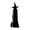 Black, variant on Removable Waterproof Halloween Ghost Witch Window Mirror Decal Sticker, Spooky White Ghost Wall Vinyl, Easy Peel Decor for Glass Door Window Indoor Home Atmosphere Layout