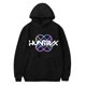 thumbnail image 1 of Pop cazadora para niña Demo-n Hunters Fashion Hooded Sweatshirt Streetwear Soft Comfortable Long Sleeve Hoodie for Daily Wear Spring Fall Winter （Black）, 1 of 2