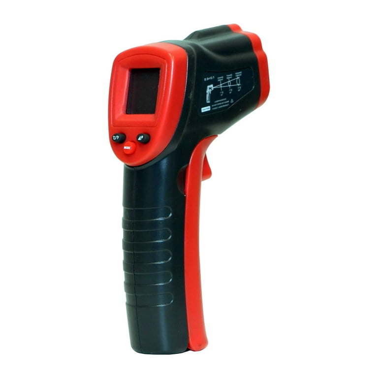 Non-Contact Laser Temperature Gun -26°F to 716°F Thermometer Digital  Display Not for Humans (Red and Black) 
