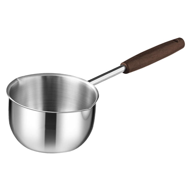 Sartén de aceite para cocina, calentador de aceite, multiusos, fácil de limpiar, sartén pequeña para cocinar en casa 500 ml