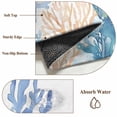 thumbnail image 6 of 6'x9' Area Rugs, Ocean Botanical Indoor Outdoor Area Rug for Living Room Bedroom, Summer Coastal Sea Blue Green Coral Washable Bathroom Rugs Kitchen Floor Carpet Mats Home Decor Aesthetic, 6 of 8