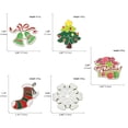 thumbnail image 2 of Broche de Navidad, broche de copo de nieve, bastón de caramelo de Feliz Navidad, broche de muñeco de nieve, regalo de fiesta de Navidad, 2 of 5