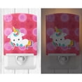 thumbnail image 2 of Caroline's Treasures BB6810CNL Polkadots Unicorn Ceramic Night Light, 6x4x3", multicolor, 2 of 2