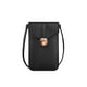 thumbnail image 5 of Minnieouse Bolsa para teléfono móvil, bolsa de hombro para teléfono móvil, monedero para exteriores, manos libres, compartimentos de Color Negro 2piezas, 5 of 6