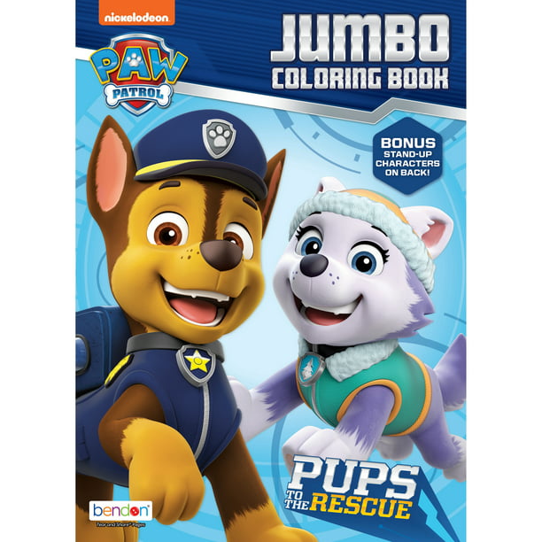 PAW Patrol Jumbo Coloring Book, Pages -