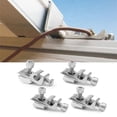thumbnail image 3 of Ruibeauty 4Pcs Solar Panel Mounting Bracket Clamps Ground Lugs Fasteners Photovoltaic Support, 3 of 5