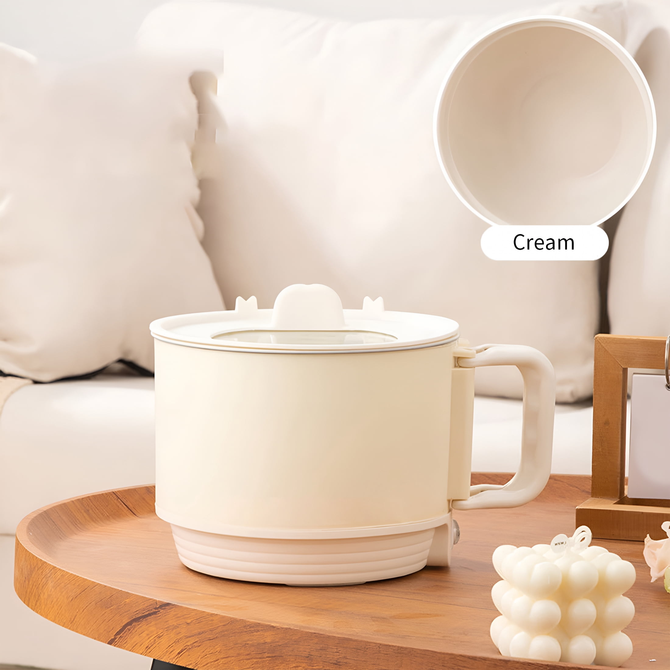 HIBIBUD 2026 New Versatile Mini Rice Cooker and Electric Pot for Noodles Soup Steaming,Portable and Convenient for Quick Meals for Dorm,Office,Apartment,Kitchen,Travel