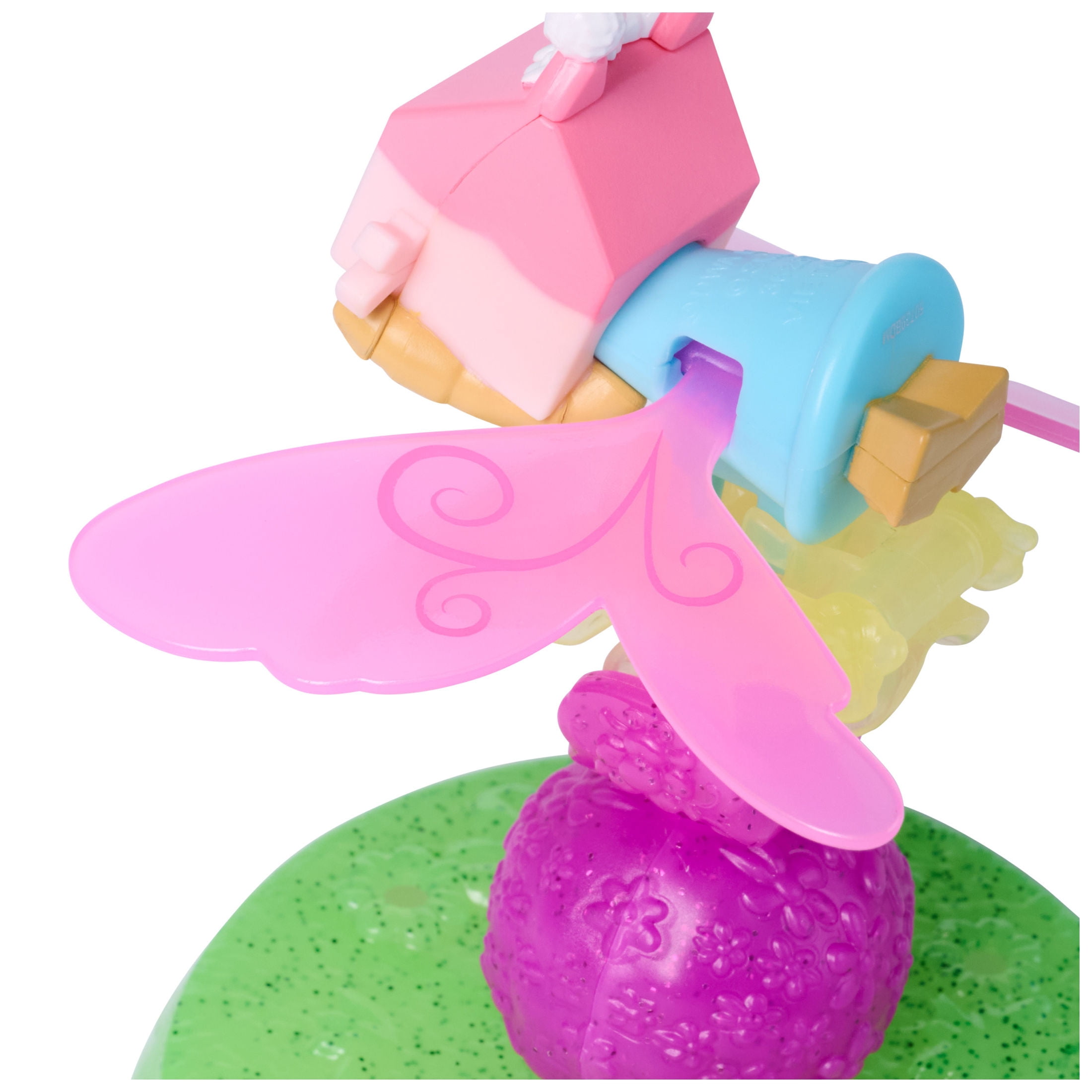 Gabby's Dollhouse Fairylandia, Baby Box & MerCat Flutter-riffic Fairy Rings 2-Pack, For Kids Ages 3 and up