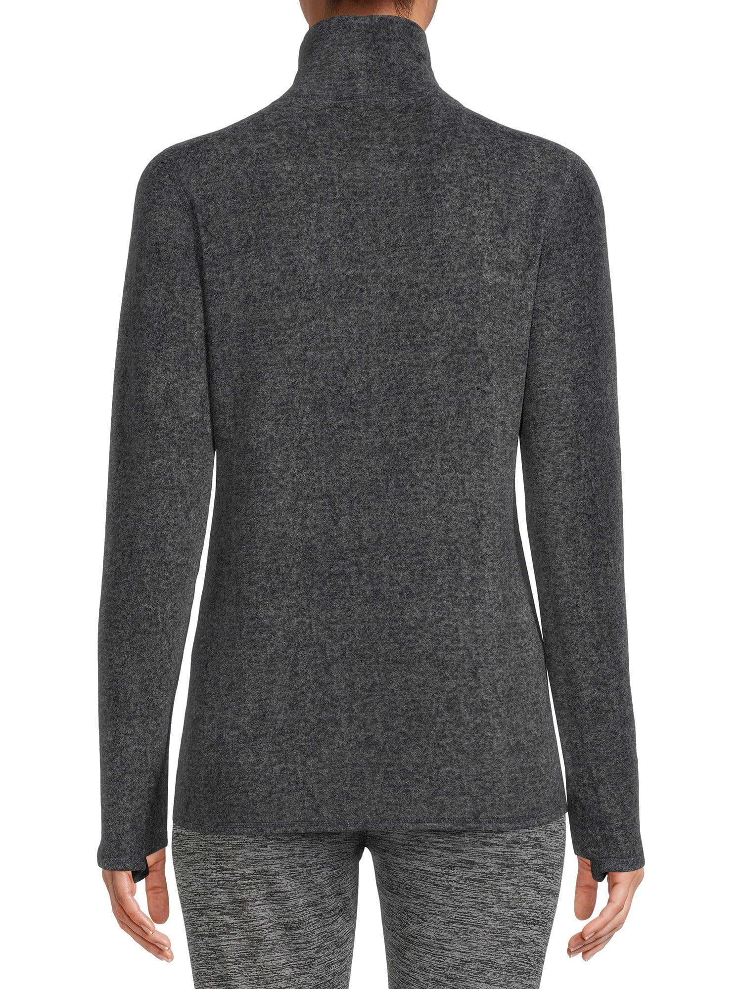 ClimateRight by Cuddl Duds Women's Warm Stretch Fleece Long Sleeve Turtleneck Base Layer Thermal Top, Sizes XS to 4X