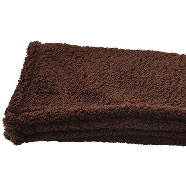 Soft Pet Blanket Double-sided Thickened Solid Color Cat Blanket Dog Blanket