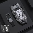 thumbnail image 3 of Zinc Alloy Smart Key Fob Case Holder Shell Accessories Compatible for Ford Fusion F150 F250 F350 F450 F550 Edge Explorer Escape Mustang 2018-2022, 3 of 8