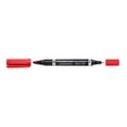thumbnail image 3 of Staedtler Permanent Pen Lumocolor Duo Twin Type 0.6mm 1.5mm 4 Color Set 348 WP4, 3 of 5