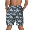 thumbnail image 4 of Balery Turtle Mens Swim Trunks Swim Shorts for Men Quick Dry Inseam Beach Shorts with Compression Liner Pocket-Small, 4 of 9