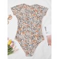 thumbnail image 5 of One Piece Swimsuit For Women High Neck Zipper Short Sleeve Bathing Suit, 5 of 5