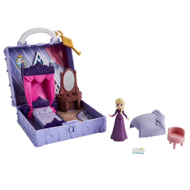 Disney Frozen 2 Portable Popup Elsa's Bedroom with Elsa Doll Playset