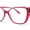 Burgundy, variant on Retro Womens Classy Oversized Rectangular Cat Eye Reading Glasses Black +1.00