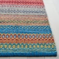 thumbnail image 4 of SAFAVIEH Kilim Leon Striped Cotton Area Rug, Blue/Red, 4' x 6', 4 of 9