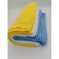 thumbnail image 3 of DEEJAYLED Microfiber Cleaning Towel - 25 Pieces All Purpose Super Absorbent and Ultra Soft Non-Abrasive TBHMICROFIBER Blue, Yellow, and White, 3 of 4