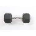 thumbnail image 4 of High-quality Hex Dumbbell Set – 60 lbs Rubber Coated Hand Weights – Non-Slip Handles, Anti-Roll Design, Strength Training & Fitness Equipment for Home Includes 2x5 lb, 2x10 lb, 2x15 lb, 4 of 7